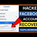 Recover hacked Facebook account